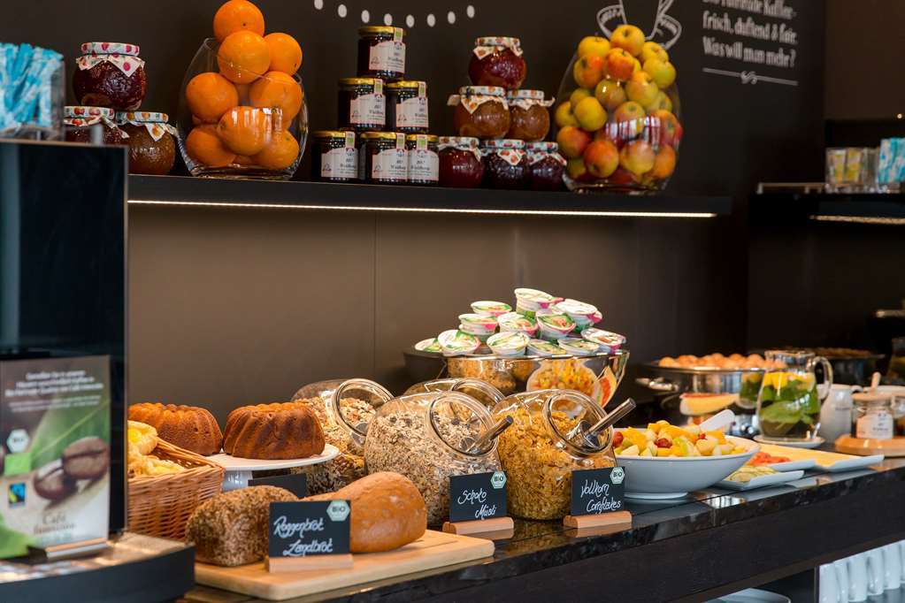 Motel One Frankfurt Messe Frankfurt nad Mohanem Restaurace fotografie
